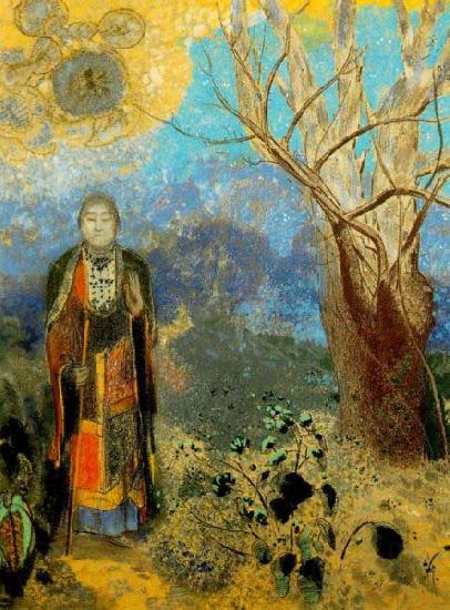 Odilon Redon The Buddha, France oil painting art
